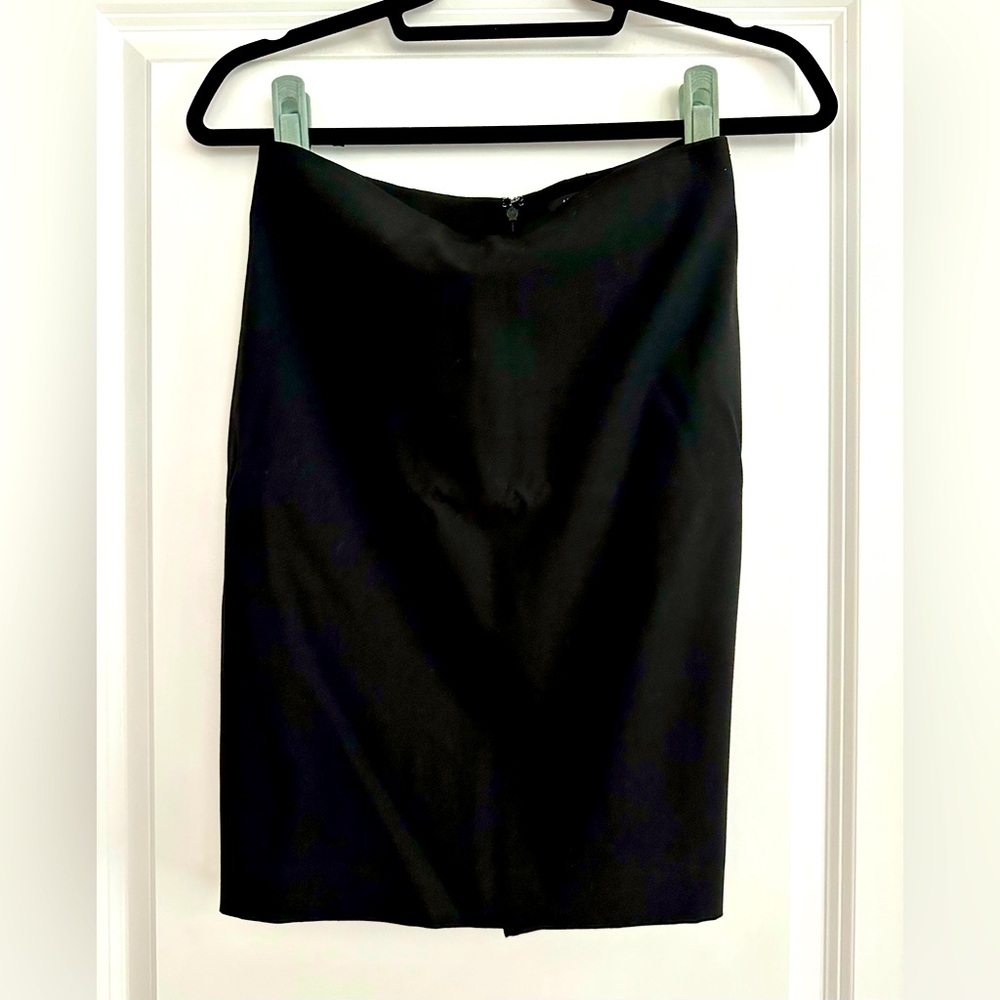Ann Taylor Suit Pencil Skirt Black petite 0